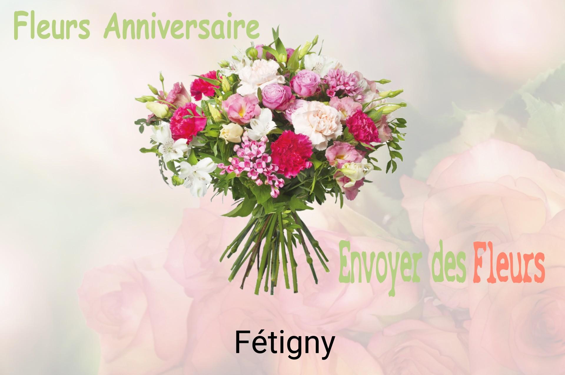 Bouquet de fleurs d’anniversaire livré à Fétigny