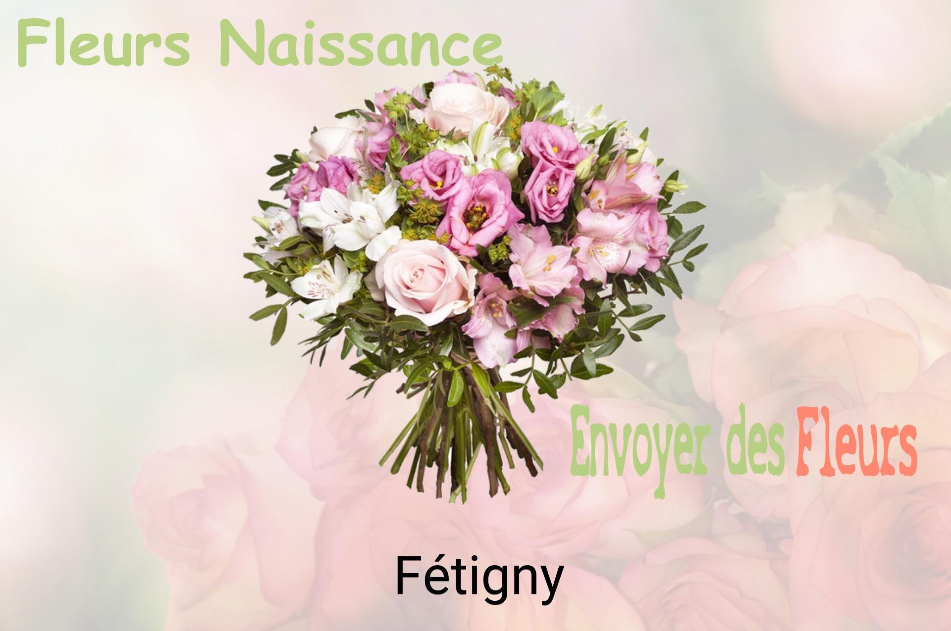 Bouquet de fleurs de naissance livré à Fétigny